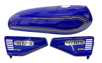 BENZIN DEPO KESIK + YAN KAPAK SET LACIVERT CG125