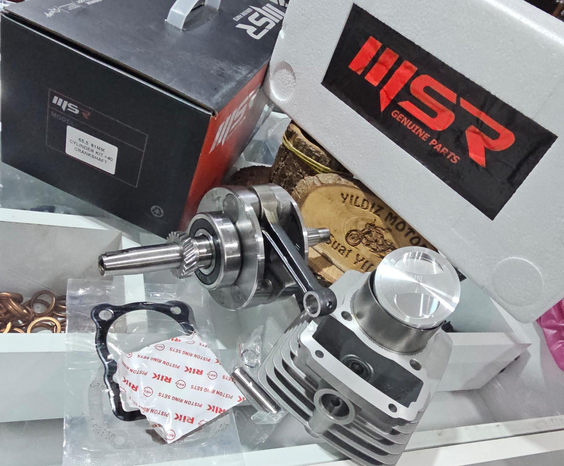 CG 65.5 MM 15P 81 BOY MODİFİYE SİLİNDİR 40 MM KRANK KİT