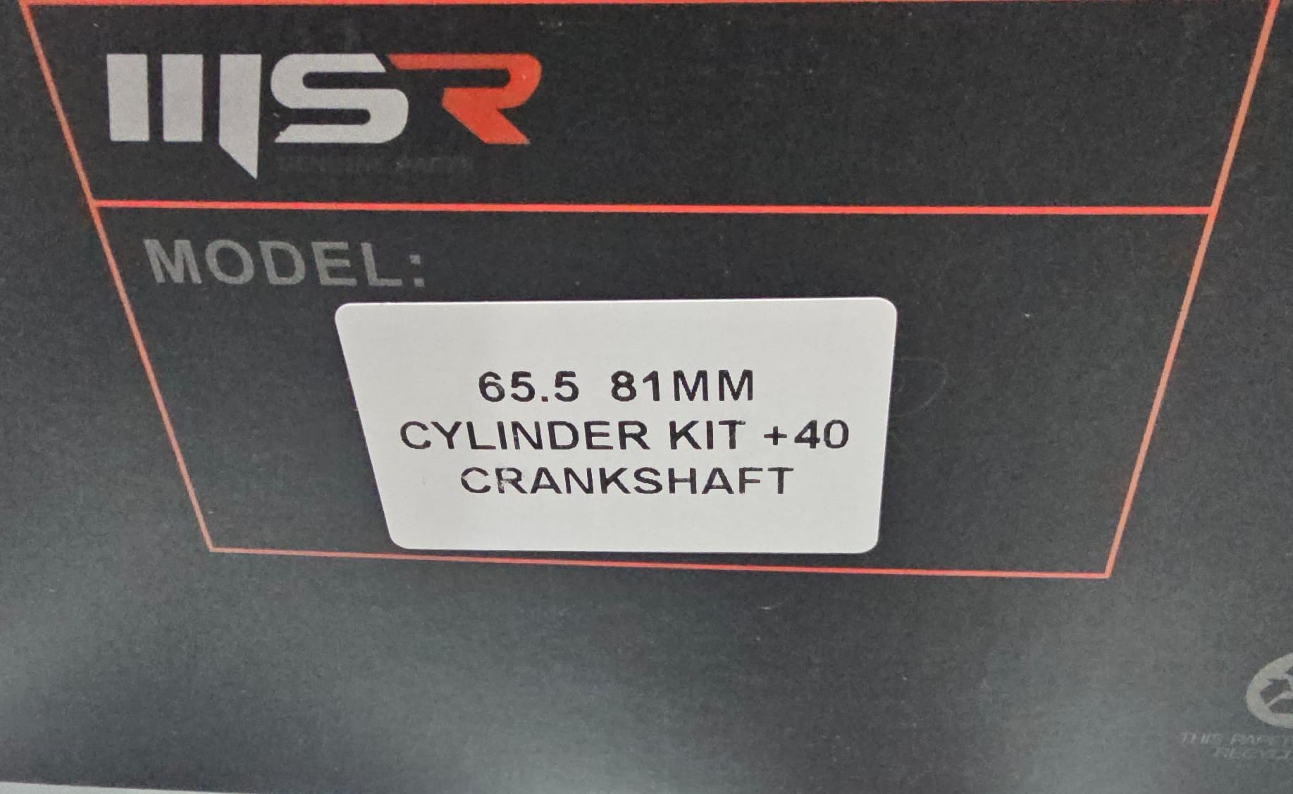 CG 65.5 MM 15P 81 BOY MODİFİYE SİLİNDİR 40 MM KRANK KİT