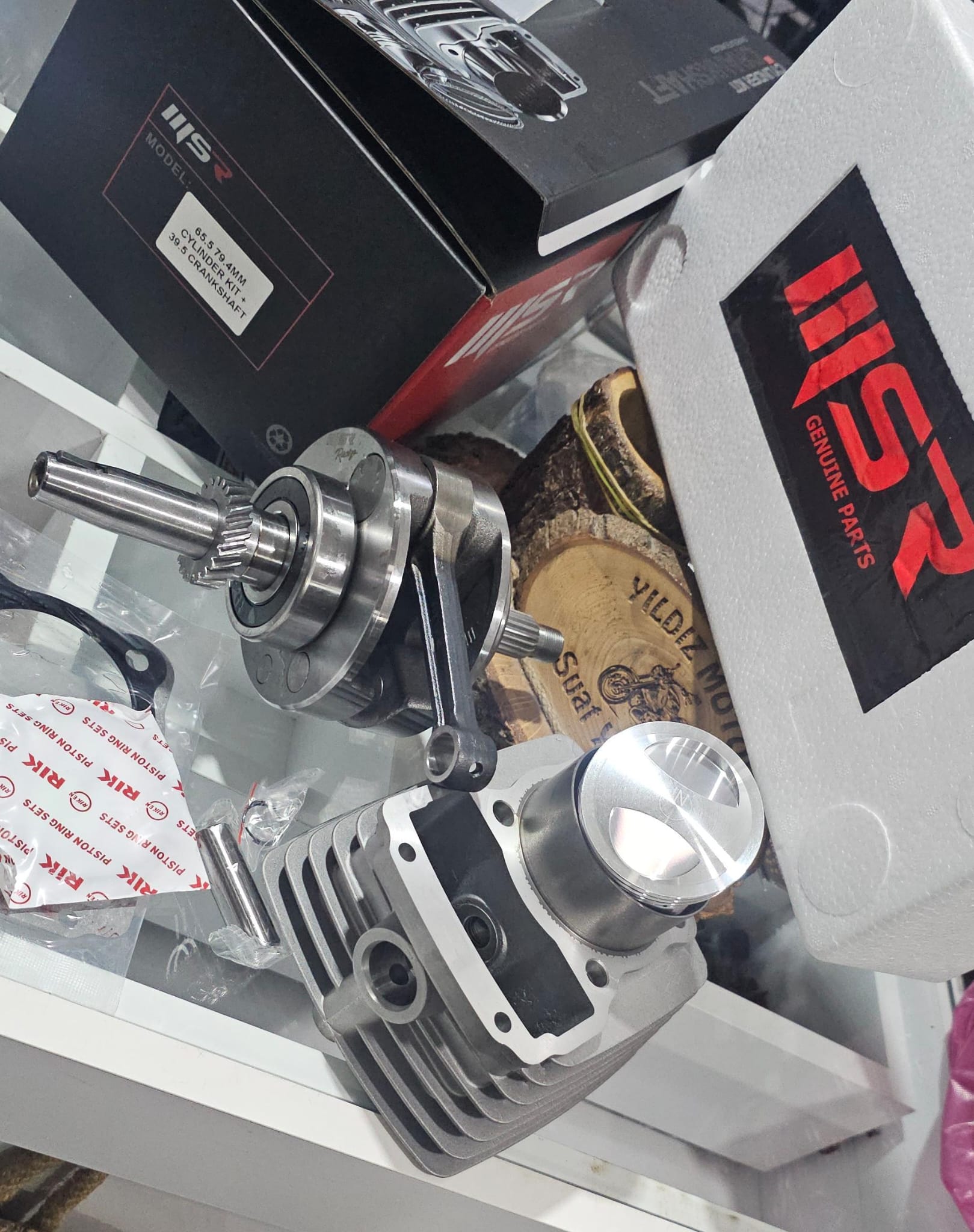 CG 65.5 MM 15P 79.40 BOY MODİFİYE SİLİNDİR 39.50 mm KİT KRANK