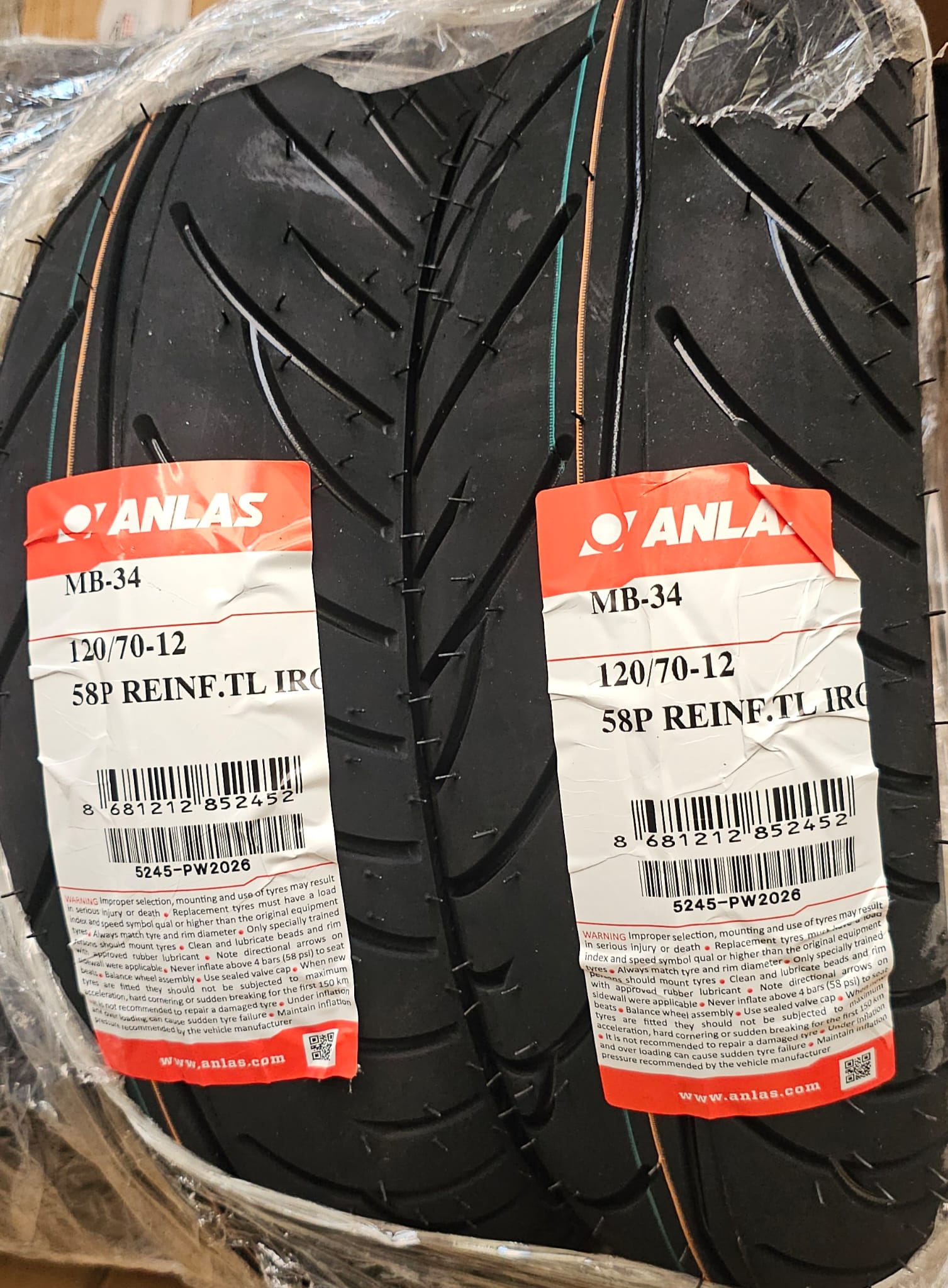 120 X 70 X 12 TL MB-34 IRC